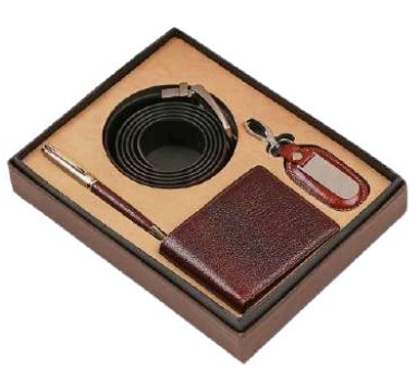 4 in 1 Belt Set for Men, Premium Accessory Gift Combo for Executive Gifting, Corporate Hampers, Festive Occasions and Stylish Daily Use